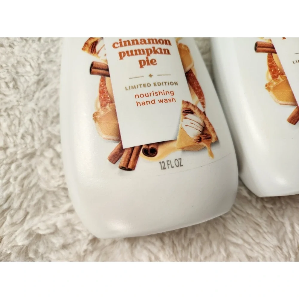 Dove Liquid Hand Wash Cinnamon Pumpkin Pie Limited Edition 12 oz Lot of 2